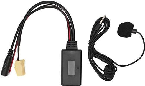 Pilipane Aux Audio Kabel Bluetooth 5.0 Auto Audio AUX Kabel Adapter Freisprecheinrichtung für Mikrofon für Alfa Romeo 159 2005