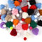 40 Stück Mini-Mütze Geflochtene Motorhaube Weihnachtsmütze Mini-Puppe Weihnachts-Süßigkeitshüllen DIY-Mini-Party-Hüte Mini Wollmütze Puppen Hut Weihnachtshut Weinflasche Topper Hut