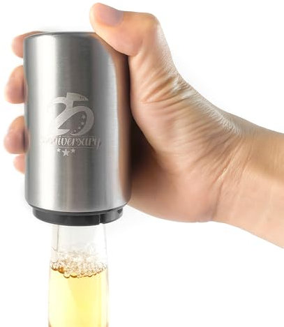 Lote de 12 Abrebotellas Abridores Chapas Botellas Cerveza 25º ANIVERSARIO Bodas de Plata - Detalles, regalos originales invitados bodas, cumpleaños
