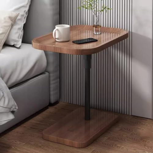 Höhenverstellbarer Beistelltisch für Wohnzimmer, Sofa, Couch, Badewannen-Beistelltisch, Badewannentablett, Tisch für Schlafzimmer, platzsparende Möbel