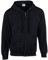 TICTEX Felpa con Cappuccio Unisex | Giacca in Pile Misto Pesante per Uomo e Donna | Giacca in Felpa con Cappuccio e Cerniera | Giacca Estiva Leggera | Nero, XL