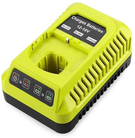 Abatinvo P117 18V Ladegerät, kompatibel mit Ryobi 12V-18V Lithium NiCad NiMh Tools Akku P102 P103 P107 P108 P109 P189 P190 PBP002 PBP005