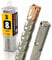 SDS Plus Hammerbohrer 4X Schneiden PGM Ø 8.0mm x 190mm - AMBOSS Werkzeuge SDS Crusher 4 - HM Betonbohrer Hartmetall Profi Bohrer 8.0 mm x 190 - Steinbohrer Stahlbeton Mauerwerk Ziegel Kalksandstein