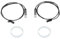 GEAREVER 2x ABS Sensor Raddrehzahlsensor, 34526762466 ABS-Raddrehzahlsensor hinten Links Rechts ABS sensor kabel für BMW 1er E81 E82 E87 E88, für BMW 3er E90 E91 E92 E93