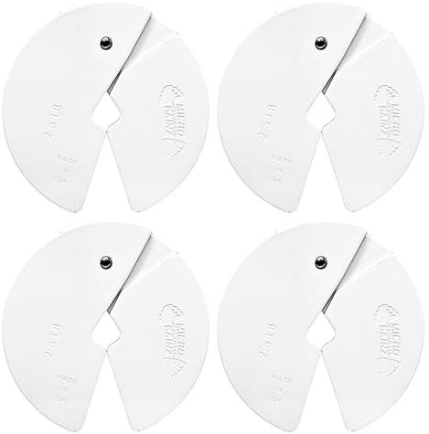 Micro Gainz Dumbbell Fractional 2.5 lb Weight Plate, Ideal for Micro Loading, (Choose Color) 4 Piece Fractional Weight Plates, Designed for Dumbbell Training, Made In USA (White)