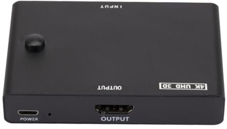 HOMOCONO Umschalter Video Splitter Hub Für Konsole Monitor Tv Einfacher Signalwechsel Ohne Steckerwechsel Unterstützt Deep Color Für Wohnzimmer Schlafzimmer Konferenzräume