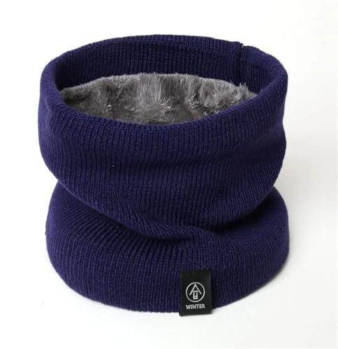 WOYUANSHA Schal Plüsch Stricken Frauen Schal Hals Wärmer Buff Dickes Kaschmir Stirnband Ski 50X20Cm 5
