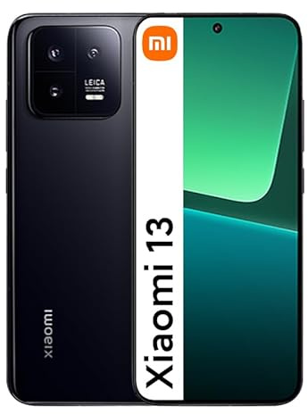 Xiaomi Leica Triple Smartphone 13 8 + 256 Go sans contrat, appareil photo 50 MP, écran Pro HDR 6,36, processeur Snapdragon 8 Gen 2, double SIM, MIUI 14, noir (Reconditionné)