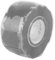 ZOOPH Nastro in alluminio, 25 m, superficie a specchio resistente agli strappi, doppio adesivo conduttivo, resistente alle alte temperature, ignifugo(3metres Gray)
