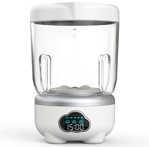 DMJJSD Portable Washing Machine, 1.6L Small Washing Machines /6000mAh / 3washing modes/LED display screen/USB Foldable Camping Washing Machine for Home, Apartment, Hotel, Camping & Travel