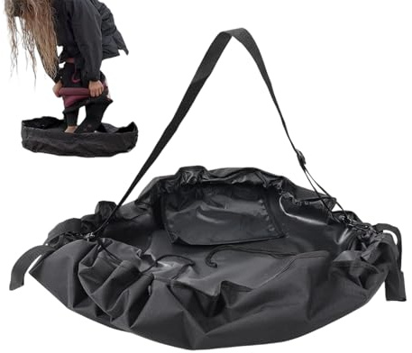 Surfmatte zum Umziehen | Wickeltasche mit waschbarer Oberfläche - Faltbare Wickelmatte zum Surfen | Für Tauchbrett Kitesurf Pool Reise Küste