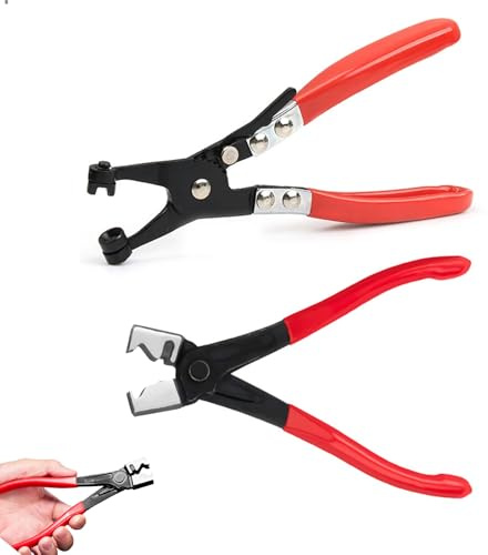 Pince a Collier Durite set 2,Pince Multiprise Tuyau,pince de Serrage Grand Diamètre,pince Collier Durite et à L'entretien Automobile,Projets de Bricolage et Travaux Dans Espaces Confinés