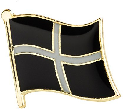 Cornwall Cornish Flagge Metall Button Badge Pin Pins Anstecker