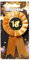 Udo Schmidt GmbH & Co Rosette 18 Schwarz Gold zum 18.Geburtstag Geburtstags Rosette zum Anstecken Geburtstags Deko