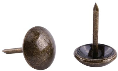 100 stück Vintage Polster Nägel Bronze Metall Tags Dekorative Tack Stud für Möbel Sofa Schuh Tür Karte Foto Befestigung(11 * 17mm-11 * 17mm)