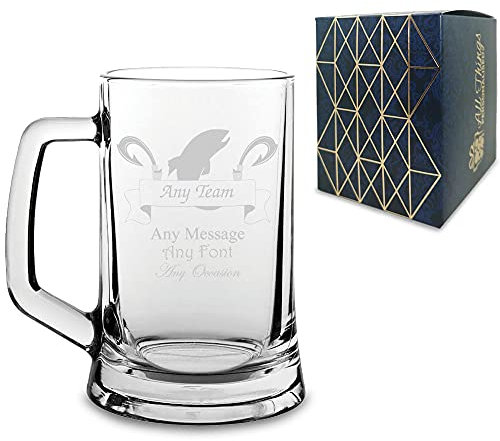 Personalised Engraved Sports Award Fishing Trophy, Tankard, Gift Boxed, Perfect for Any Award, Team and Occasion