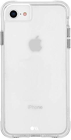 CASE-MATE Tough Clear Case protective cover compatible with Apple iPhone SE (3rd gen) case clear/iPhone SE (2nd gen) case/iPhone 8 [Shockproof | 10 ft drop protection] - Clear