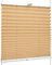 SchattenFreude Klemmfix-Plissee für Fenster | Mit Klemm-Haltern | Ohne Bohren | Sand, Breite: 40cm x Höhe: 100cm