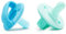 Munchkin Sili-Soothe & Teethe Silicone Soother & Teether Blue & Mint - 2 pack