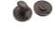 Infinity Decor Solid Brass Antique Beehive Bathroom Thumb Turn & Release Door Lock Set (Aged Bronze)