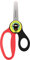 Fiskars Kinderschere mit Ninja-Wackelbild, Ab 6 Jahren, Länge: 13 cm, Für Rechts- und Linkshänder, Metall-Klinge/Kunststoff-Griffe, Schwarz/Rot, Magic Morph, 1064075
