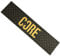 Scooters Core Stunt-Scooter Tret-Roller Hand Griffe Soft lang mit Barends/Grip + Fantic26 Sticker (Griptape Classic Grid Gold), 170mm