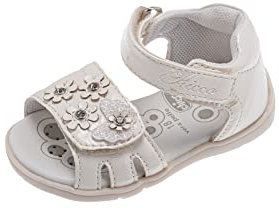 Chicco, Sandali con Doppio Strappo Bianco, Confortevoli, Leggeri, Flessibili e Traspiranti, Bambine E Ragazze, Designed in Italy
