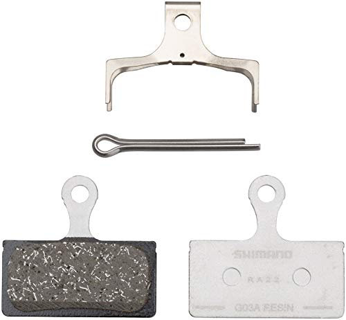 SHIMANO G05A Disc Brake Pad and Spring - Resin Compound, Alloy Back Plate