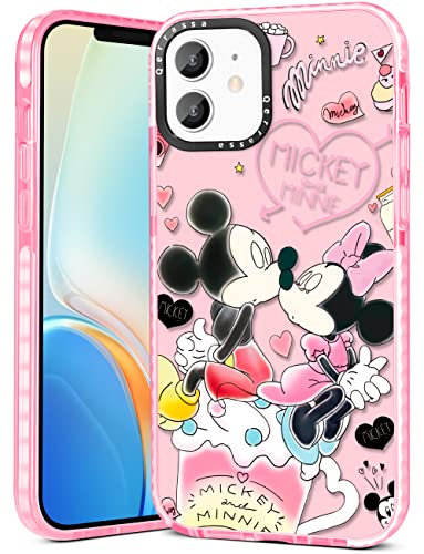 Qerrassa Mini Miki Case for iPhone 11 Cute Cartoon Character Kawaii Soft TPU Cover for Girly Girls Kids Boys Phone Cases Funny Pattern Fashion Protective Case for iPhone 11