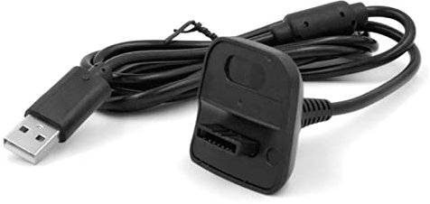 Cavo di Ricarica per Controller di Gioco 360, Cavo di Ricarica USB da 4,9 Piedi Cavo Joystick, Cavo di Ricarica per Impugnatura Wireless 1,5 M con Magnetico, Plug and Play