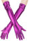 Lackleder Handschuhe, Lange Lederhandschuhe Lackleder-Opernhandschuhe Lange Ellenbogenhandschuhe für Hochzeit Oper Halloween Party Kostüm Cosplay (Lila)