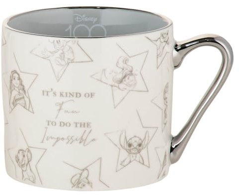 Disney 100 Mug Premium - Do The Impossible - Avec boîte avec couvercle et film