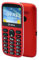 Olympia Sun Seniorenhandy | Komfort Senioren Mobiltelefon mit Großtasten & großem Farb-LC-Display | SOS-Notruftaste | Seniorenhandy ohne Vertrag | Ladeerinnerung | Integrierte Kamera | Rot