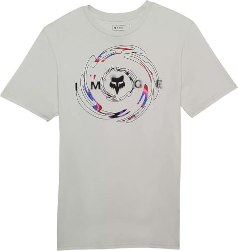 Fox Unisex-Adult T-Shirt Energy FACE PREM Tee Light Grey M