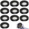 WUSJCOF 10pcs Gummidichtung Filterkopf Gummischlauchverbindung Filterschlauchverbindung mit O Ring Filterrohr Ventilverbindung