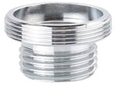 Wasserhahn-Adapter M16/M18/M20/M22/M24/M28/M32 Außengewinde auf 4 Punkte G1/2 Außengewinde Grobgewinde Messing Wasserhahn Filter Zubehör Badezimmer Garten Wasserhahn Adapter, 1 Stück(M28-4 Points G1/2