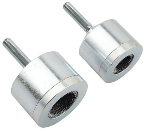 1/2PCS Copper Pipe Cleaner, Metal Hexagonal Handle Pipe Cleaners Plumbing, Copper Tube Cleaning Brushes For Copper Pipe, Electric Drill Bit Pipe Cleaners(2PCS(15MM+22MM))