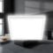 BRILONER - LED Deckenlampe mit indirektem Licht, flach, neutralweißes Licht, Lampe, Deckenleuchte, Wohnzimmerlampe, LED Panel, Küchenlampe, Deckenbeleuchtung, 24x24x3 cm, Weiß