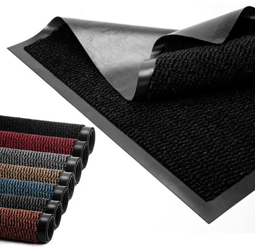BLADO Door Barrier Non Slip Rubber Mats Washable Light Weight Heavy Duty | Floor Kitchen Dirt Trapper Entrance Shoes Scraper Super Absorbent Carpet