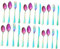 Garneck 4-Teiliges Set Essgabeln goldhochzeit geburtstagszig tableware set flatware set cutlery sets Cocktailgabeln aus Stahl Reisebesteck modernes Silberbesteck Besteck Silberbesteck
