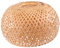 Housoutil 1stk Lampenschirm Korbleuchte Aus Rattan Hängendes Licht Nachttischlampe Retro Schickes Leichtes Cover Abdeckung Für Tisch-deckenleuchte Vorrichtungen Wärmer Bambus Weben Khaki