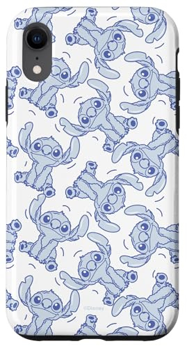 Disney Stitch Fluffy Summer Vibes Pattern Case for iPhone XR