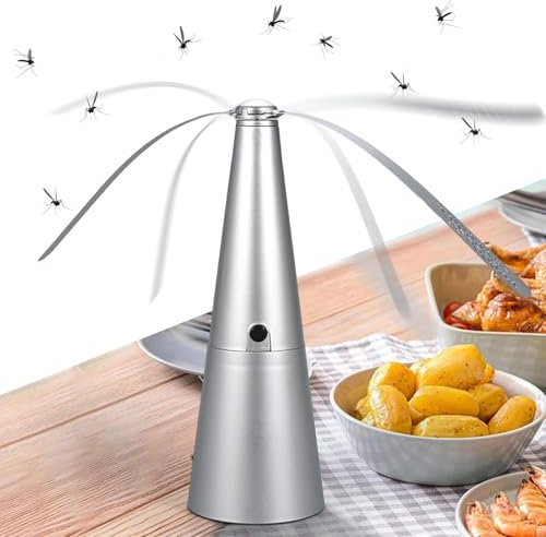 Ventole Repellenti Per Mosche, Ventola Anti Insett, Repellente Elettrico Per Mosche Da Tavolo, Fly Fans Per Tavoli, Ventilatore Repellente Per Volare Per Tiene Insetti Lontani Dal Cibo