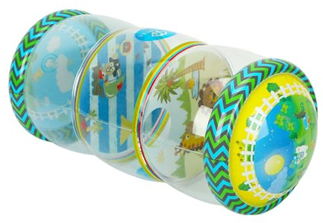 Aufblasbare Rolle für Babys, Krabbelspielzeug, Ballspiel, frühes Lernen, sensorisches Spielzeug für Babys und Kleinkinder, Zuhause, Kindergarten, Spielzimmer