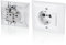 Toma de corriente empotrada, interruptor universal, todo en uno, serie G1 blanco puro