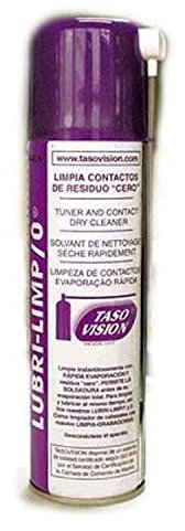 CABLEPELADO Spray Limpia Contactos Residuo 0 Lubrilimp | Limpiador de Contactos Electrónicos | ordenadores, impresoras, rodillos de goma, optoeléctronica | 250ml