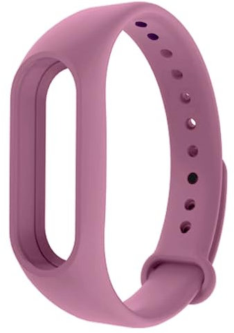OcioDual Bracelet de Remplacement Silicone Compatible avec Xiaomi Mi Smart Band 3 4 Violet Sangle Doux Bande Anti-Perdu Rechange