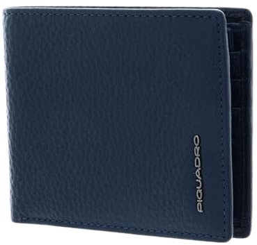 Piquadro Modus Portafoglio da uomo con porta carte di credito in pelle a due scomparti e schermatura RFID