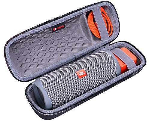 XANAD Hard Case Travel Carry Case for Flip 6/5/4 Bluetooth Speaker Portable Rugged - EVA Protective Case (Grey)