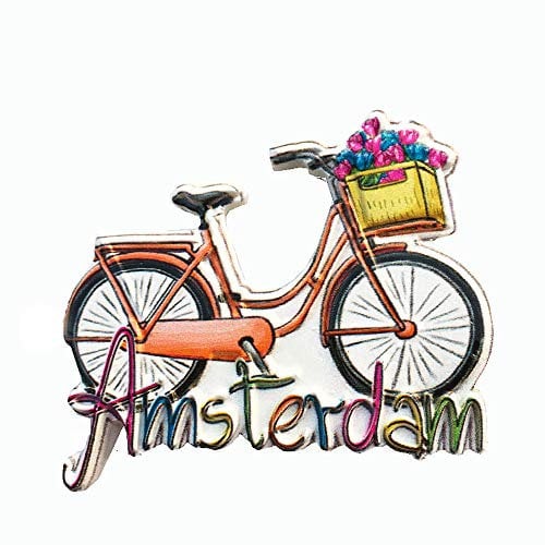 Amsterdam Holland 3D Fridge Magnet Travel Souvenir Gift Collection Home Kitchen Decoration Magnetic Sticker Netherlands Refrigerator Magnet